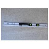 Level  on Metal 24' Ruler