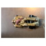 Vintage 1986 Mattel Hot  Wheels Gold Zombot Pink
