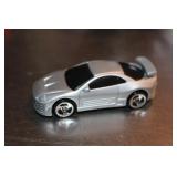 Vintage 2001 Mattel Hot  Wheels Silver Mitsubishi