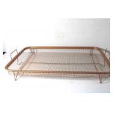 Vintage Copper Wire Tray 12 x 17 1/2'