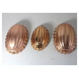 Vintage Copper Molds 6 to 7'
