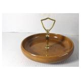 Vintage MCM Myrtlewood Dish  8'