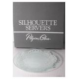 Vintage Sihoutte Plate 8 1/2'