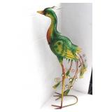 Metal Peacock Bird  27 x 11