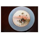 Vintage Noritake Hand Painted Porcelai Ashtray 7"
