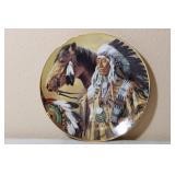 Vintage Pride of the Sioux 28078 Plate 8 1/4