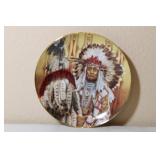 Vintage Chief of the Piegon Blackfoot V1844 Plate