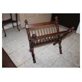 Antique Wood Book Rack 20 x 22