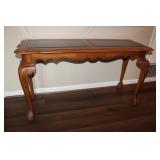 Sofa/Entry Table bevel Glass Top 27 x 49 x 12