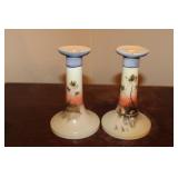 Vintage Noritake Hand Painted Porcelain Candle Hol
