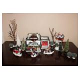 Dept 56 Harley Davidson Gas Station Collection