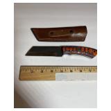 Deer Cutout Fixed Blade Hunting Knife  Colorful h