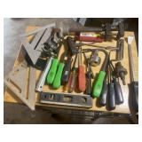 Lot of Hand Tools& Mersuring Tools