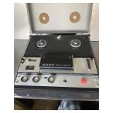 Vintage Sony-O-Matic solid state reel-to-reel tap.