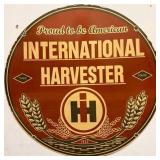 International Harvester 30-Inch Porcelain Enamel S