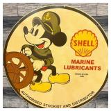 Old Shell Marine Lubricants Mickey Mouse Porcelain