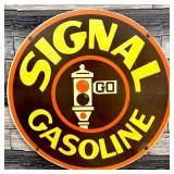 2Ft Ford Shelby Cobra Porcelain Enamel Sign (24-In