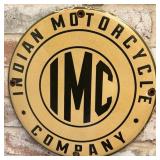 Indian Motorcycle Company (Cream) 12-Inch Porcelai