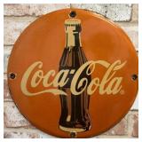 Coca-Cola Classic Red Refreshing Coke Porcelain En