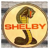 2Ft Ford Shelby Cobra Porcelain Enamel Sign (24-In