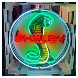 Shelby Cobra Vintage Ford Muscle Neon Porcelain En