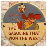 Phillips 66 Cowboy Gas That Won the West Vintage P