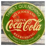 Classic Refreshing Coca-Cola Large 30-Inch Porcela