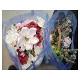 2 BAGS FLORAL ITEMS