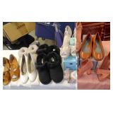 BOX OF LADIES SHOES
