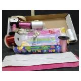 2 BOXES PRESENT & DECORATING SUPPLIES