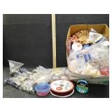 CRAFTING ITEMS,BUTTONS,BEADS,RIBBON & MORE