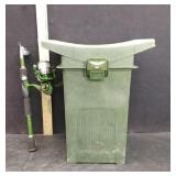 EMBARK, TELESCOPING, ROD & REEL COMBO,  SEAT