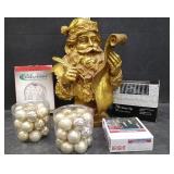 CHRISTMASS ITEMS,SANTA STATUE,LIGHTS & MORE