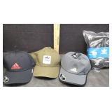 3 ADIDAS HATS & SOCKS