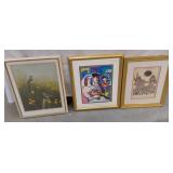 3 FRAMED PICTURES
