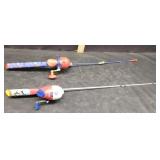 KID'S SUPERMAN AND PAW PATROL FISHING POLES