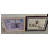 2 FRAMED PICTURES