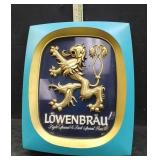 VTG,LOWENBRAU, BAR LIGHT,WORKS,CORD DAMAGED