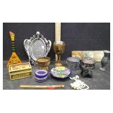 MISC DECOR, LETTER OPENER,ASHTRAY & MORE