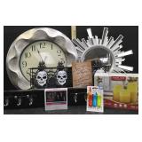 DECOR ITEMS,CLOCK MIRROR,LED CANDLES & MORE