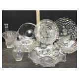 GLASSWARE,PLATTERS,BOWLS & MORE