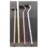 3 WALKING CANES
