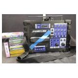 VOICEPRO,JAMCUBE KARAOKE UNIT W/REMOTE  & MISC CDS