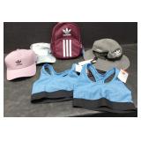 ADDIAS HATS, SPRTS BRAS & MORE