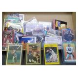 TRADING CARDS,MLB,NFL,NBA,GLAVINE,SANDERS