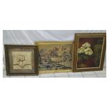 3 FRAMED PICTURES