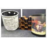 DECOR WINE RACK,TRASH CAN,CLOTH BASKET