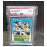MLB,1987, GREG MADDUX, PSA, NM-MT 8