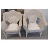 2 WICKER CHAIRS
