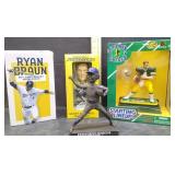 BOBBLE HEADS & MORE,FAVRE,JENKINS,BRAUN